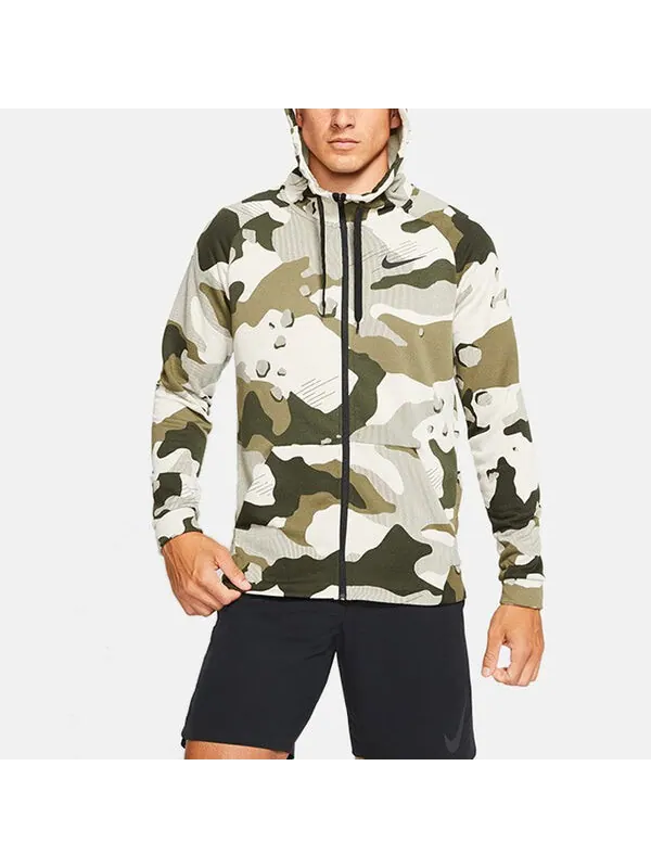Куртка Nike Dri-FIT Sports Training Quick Dry Hooded Jacket Camouflage — изображение 4 из 4, камуфляж