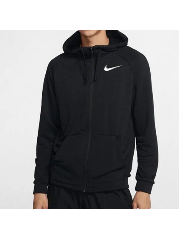 Куртка Nike Training Running Hooded Jacket Black — изображение 3 из 4, черный