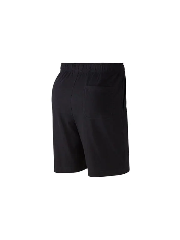 Шорты club short jsy casual sports gym basketball running shorts black Nike — изображение 2 из 4, черный