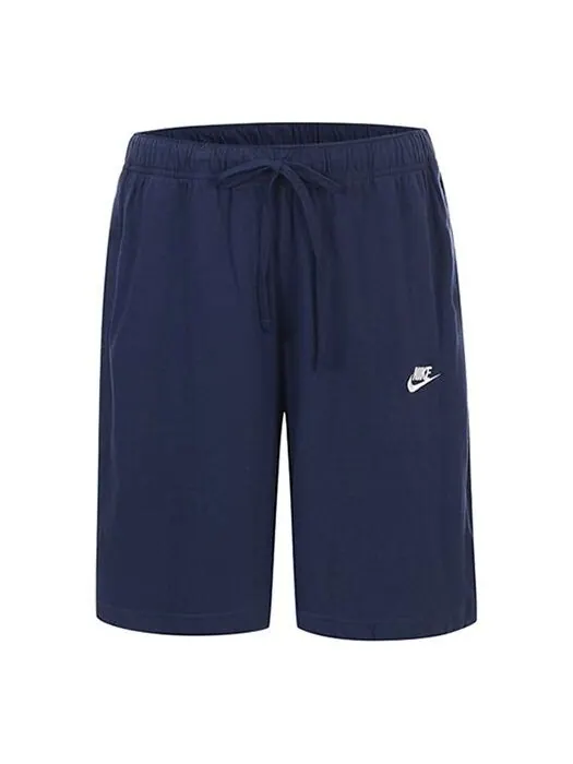 Шорты gym casual sports basketball running shorts navy blue dark blue Nike — изображение 1 из 4, синий