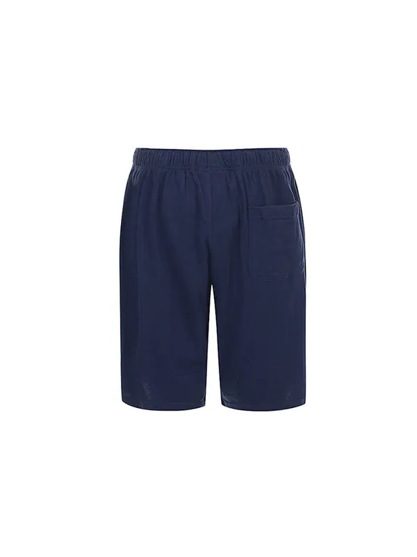 Шорты gym casual sports basketball running shorts navy blue dark blue Nike — изображение 2 из 4, синий