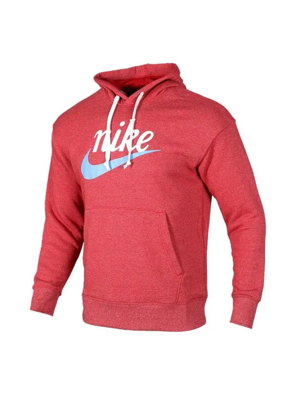 Толстовка Nike Heritage Logo Printing Pullover Red — изображение 1 из 2, красный