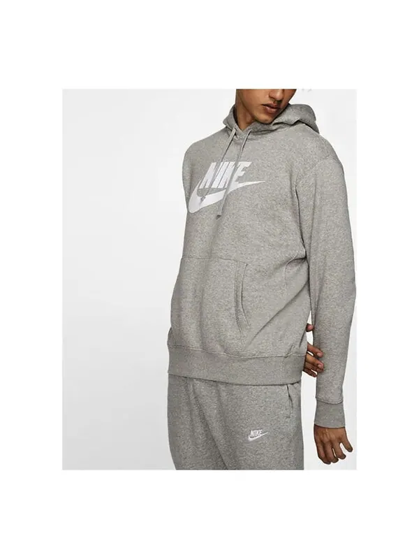 Толстовка men's fleece lined stay warm casual gray Nike — изображение 1 из 2, серый
