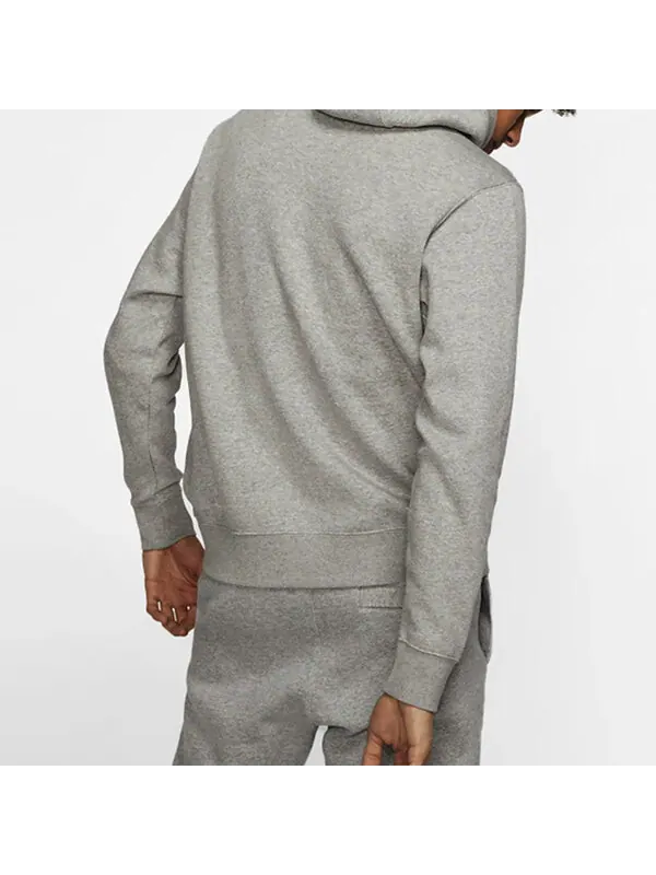 Толстовка men's fleece lined stay warm casual gray Nike — изображение 2 из 2, серый