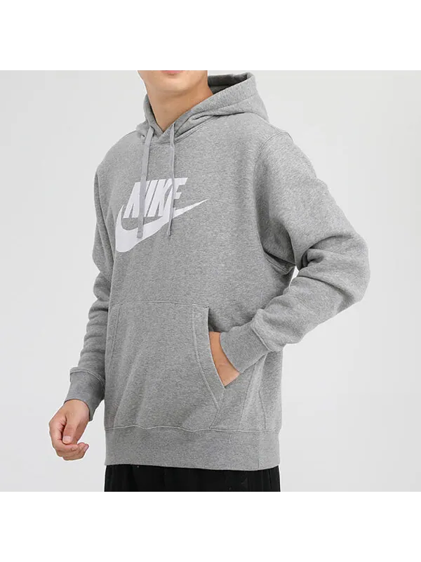 Толстовка Men's Nike Knit Gray — изображение 4 из 4, серый