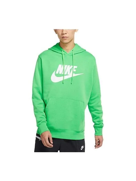 Толстовка Nike Sportswear Club Fleece Large Logo Printing Grass Green — изображение 1 из 3, мульти