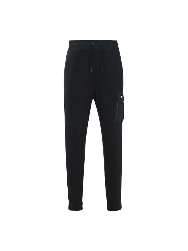 Брюки men's slim fit cargo casual sports pants/trousers/joggers black Nike — изображение 1 из 4, черный