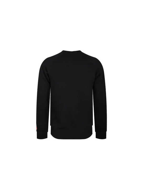 Толстовка Nike LeBron Fleece Lined Long Sleeves Round Neck Pullover Black — изображение 2 из 2, черный/оранжевый
