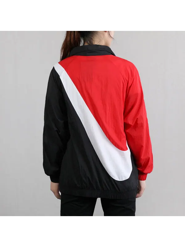 Куртка спортивная swoosh плетеная спортивная куртка красная Nike — изображение 4 из 4, красный