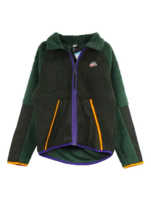 Куртка Nike Unisex Sportswear Stand Collar Jacket Green — изображение 1 из 4, зеленый