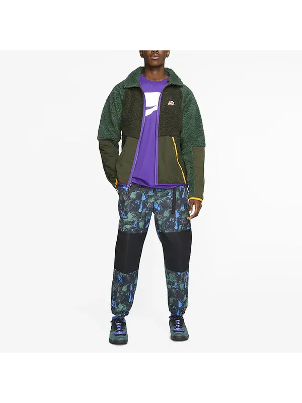 Куртка Nike Unisex Sportswear Stand Collar Jacket Green — изображение 2 из 4, зеленый