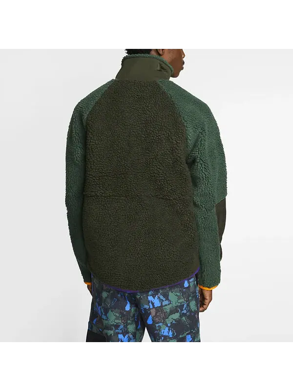 Куртка Nike Unisex Sportswear Stand Collar Jacket Green — изображение 4 из 4, зеленый