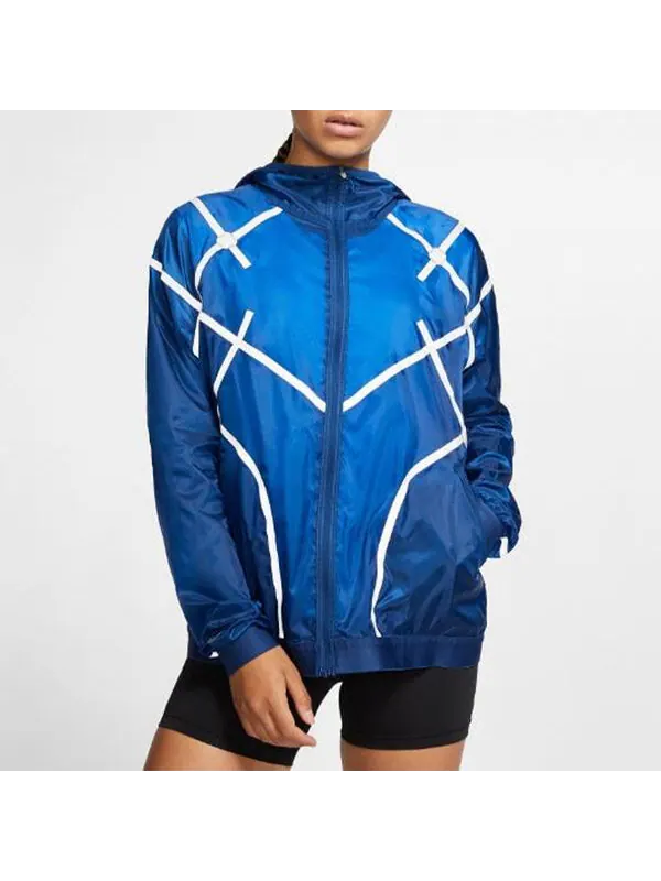 Куртка как w nk city rdy jkt куртка hd coastal blue Nike — изображение 4 из 4, синий