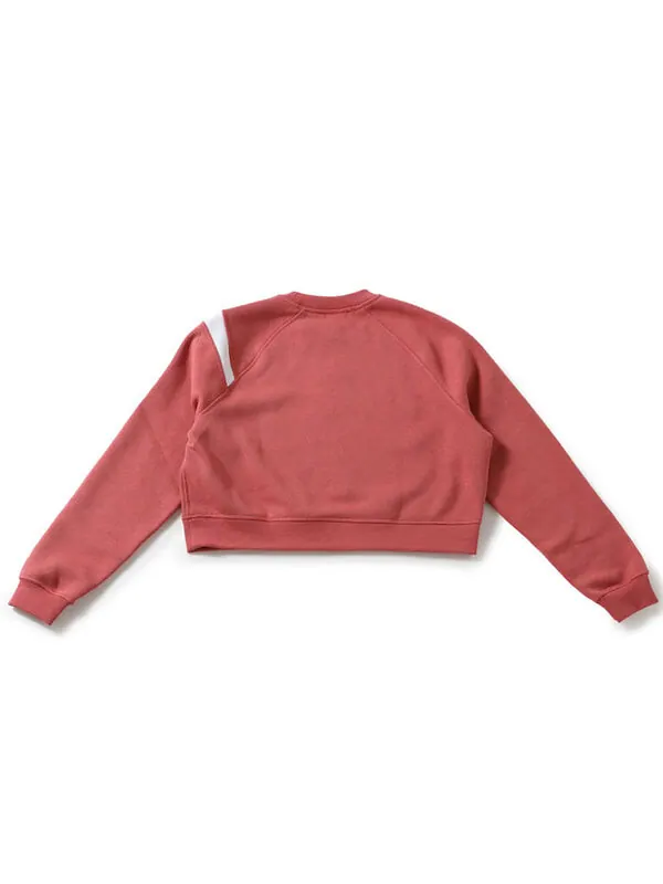 Свитера nsw swoosh crew флисовая толстовка Nike — изображение 2 из 4, розовый