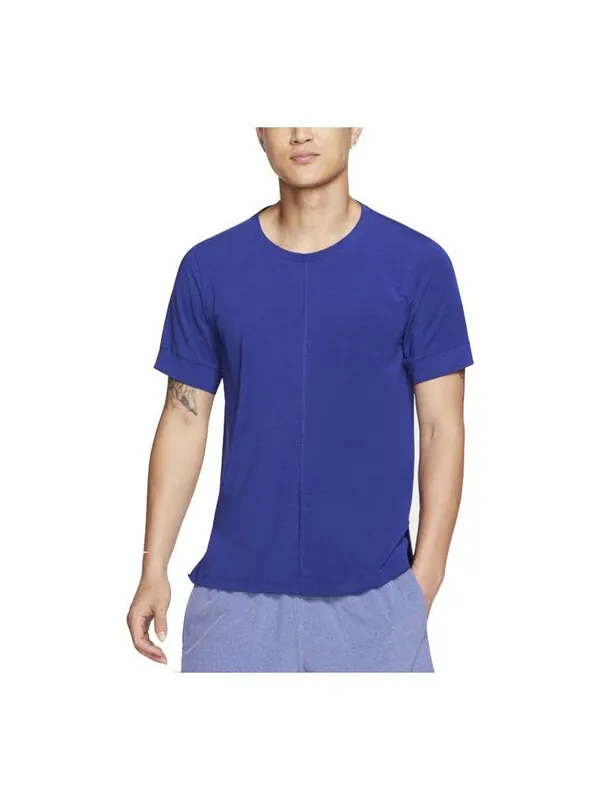 Футболка training sports quick dry breathable short sleeve blue Nike — изображение 1 из 2, синий