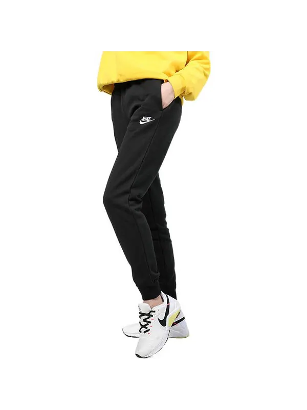 Спортивные штаны как w sportswear essential pant reg flc Nike — изображение 4 из 4, черный