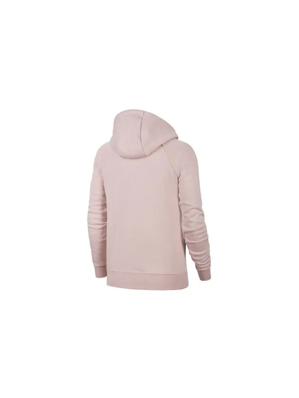 Толстовка (WMNS) Nike Sportswear NSW Essential Logo Hoodie 'Pink' — изображение 2 из 4, розовый
