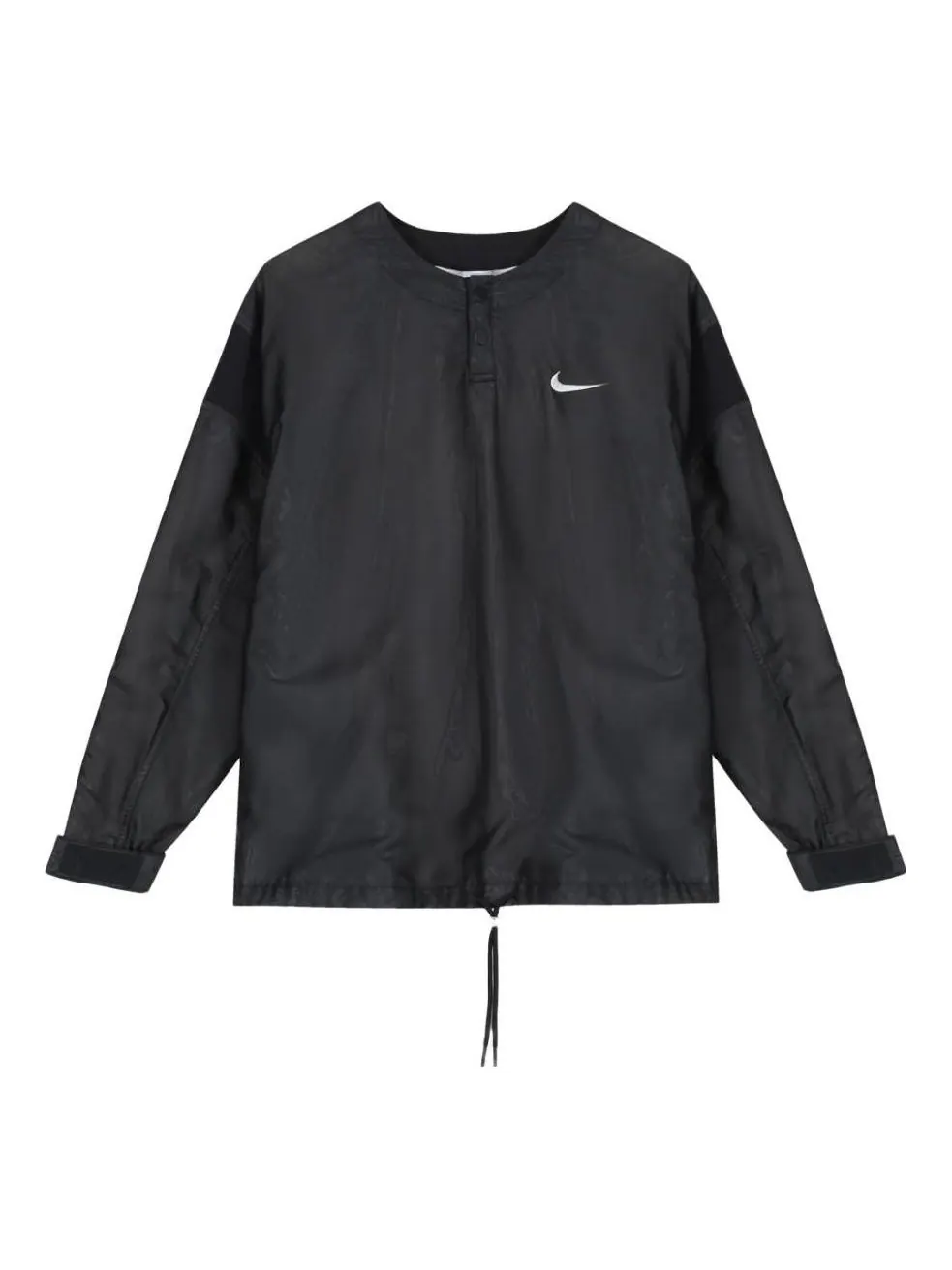 Спортивный топ Nike x Fear of God Long-Sleeve Henley Top 'Black light Bone' BV4411-011 — изображение 1 из 3, черный светлый
