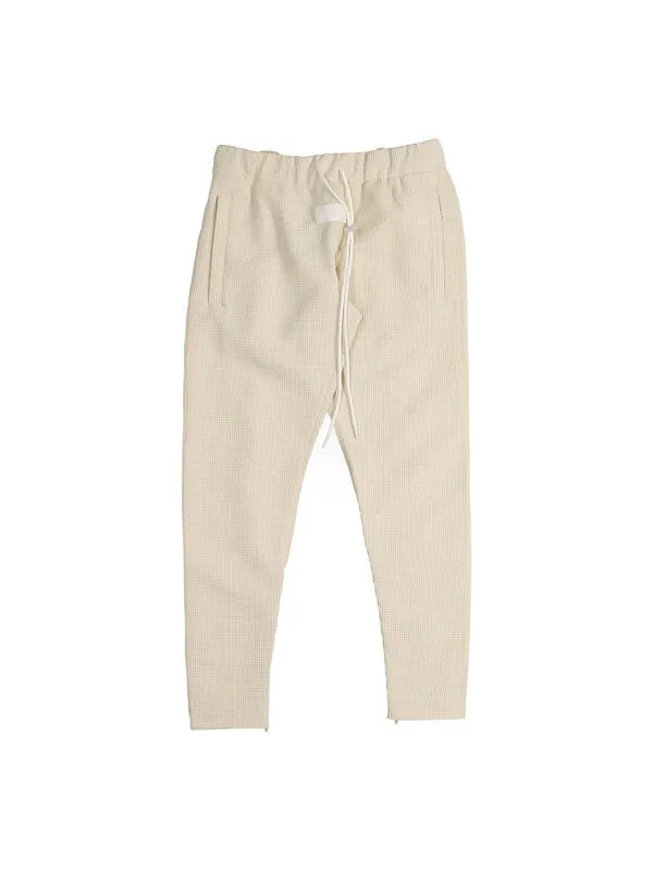 Брюки lab fear of god waffle pants 'fossil sail black' Nike — изображение 1 из 2, черный