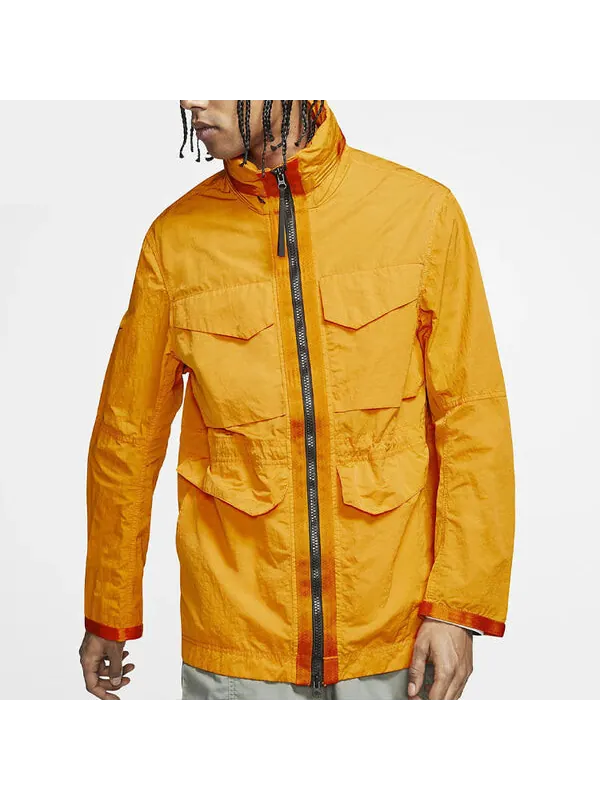 Куртка Nike Sportswear Tech Pack Stand Collar Cargo Multiple Pockets Jacket Gold Yellow Goldyellow — изображение 2 из 3