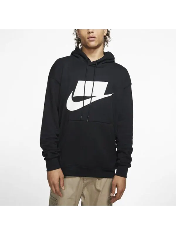 Толстовка Nike AS Men's Nike Sportswear NSP PO FT Black — изображение 2 из 3, черный