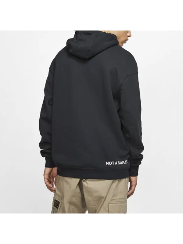 Толстовка Nike AS Men's Nike Sportswear NSP PO FT Black — изображение 3 из 3, черный