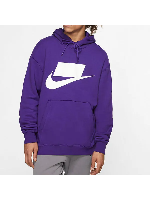 Толстовка Nike Sportswear Sport Pack french terry Pullover Purple — изображение 2 из 4, фиолетовый