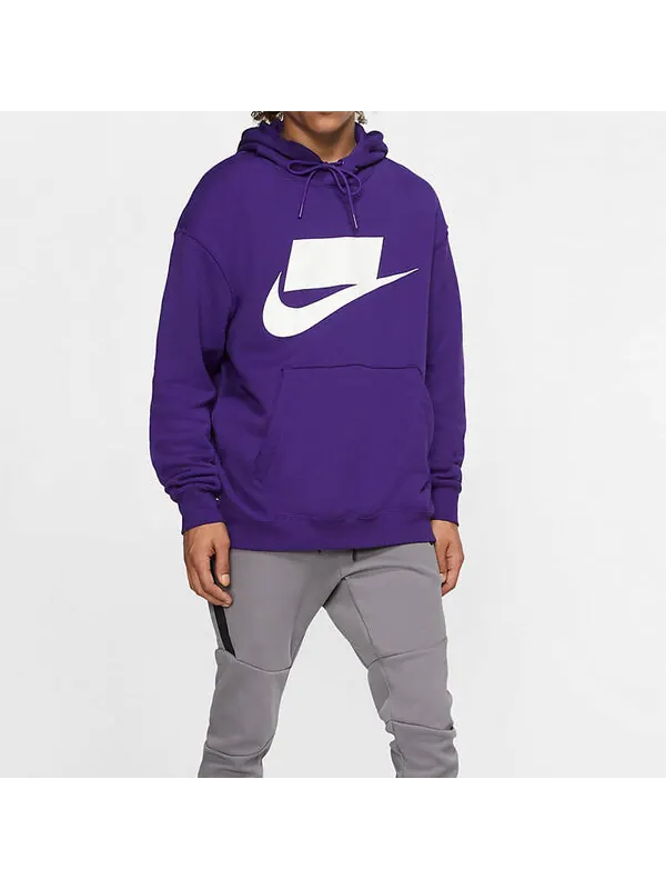 Толстовка Nike Sportswear Sport Pack french terry Pullover Purple — изображение 3 из 4, фиолетовый
