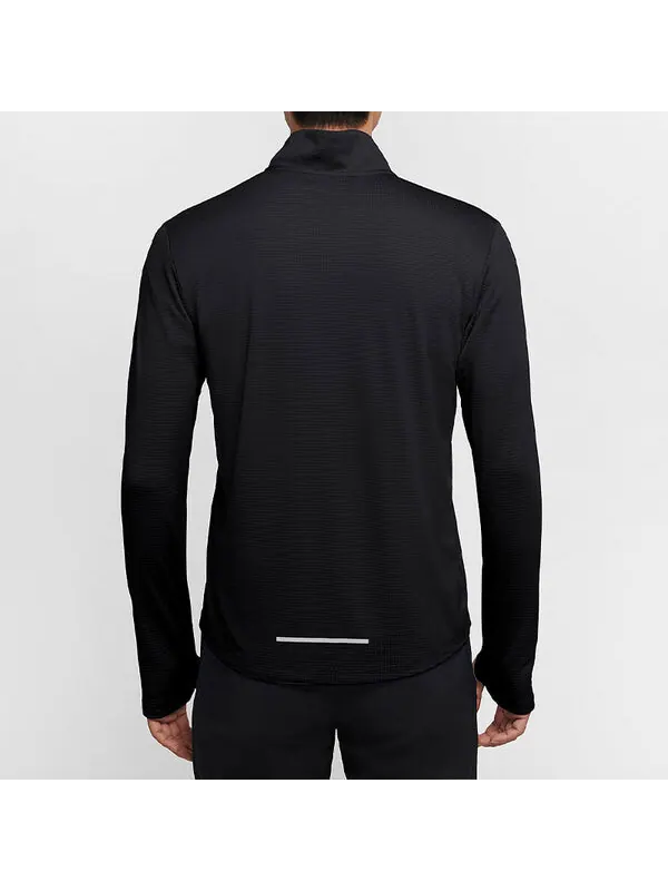 Футболка pacer half cut running long sleeve t shirt men Nike — изображение 4 из 4, черный