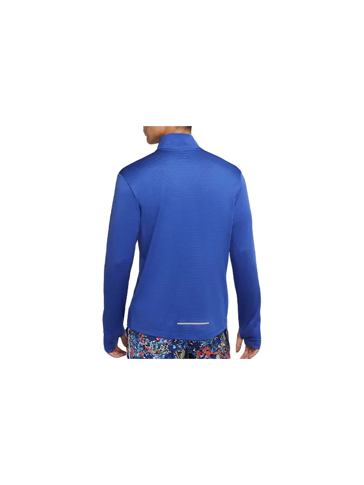 Футболка Nike Pacer Dri-FIT Cardigan Running Sports Long Sleeves T-shirt Royal blue — изображение 2 из 3, синий