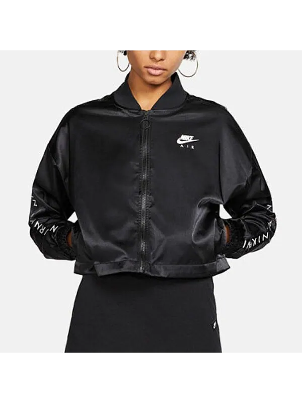 Куртка air trk jkt куртка атласная куртка Nike — изображение 3 из 4, черный