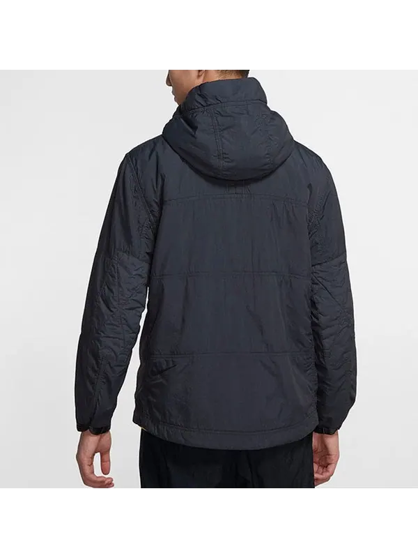 Куртка sportswear tech pack solid color stay warm hooded sports padded jacket black Nike — изображение 3 из 3, черный