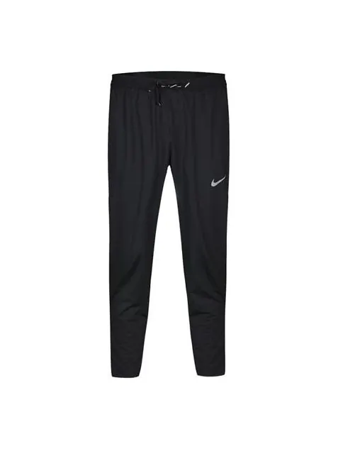 Брюки phnm elite knit reflective strip running pants men's black Nike — изображение 1 из 4, черный