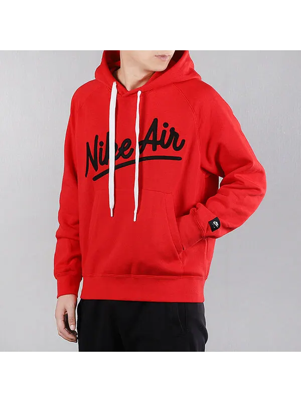 Толстовка Men's Nike Sport Swear Pullover Red — изображение 4 из 4, красный