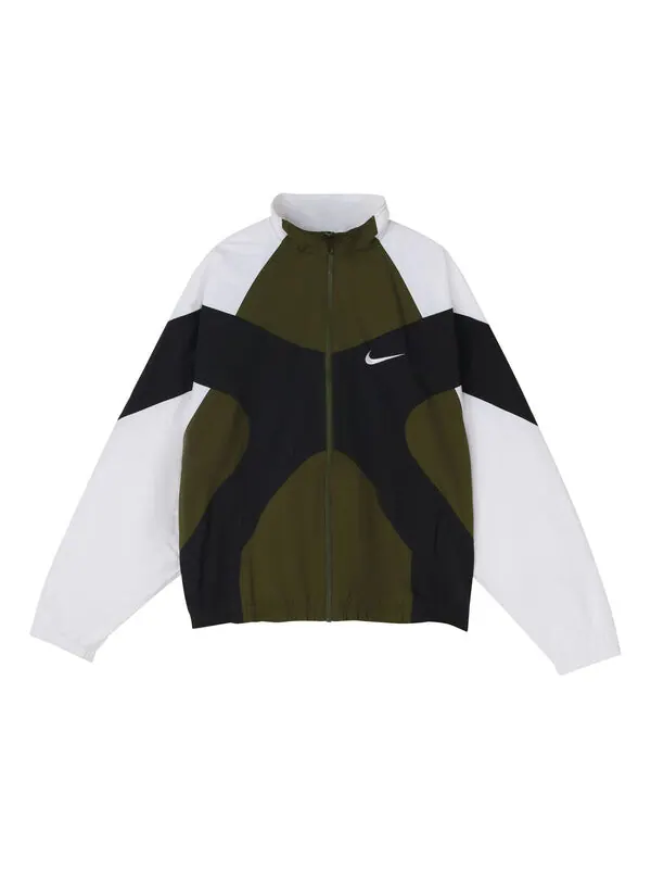 Куртка Nike Sportswear Woven Jacket Sports Athleisure Running Jogging Army green — изображение 1 из 4, зеленый