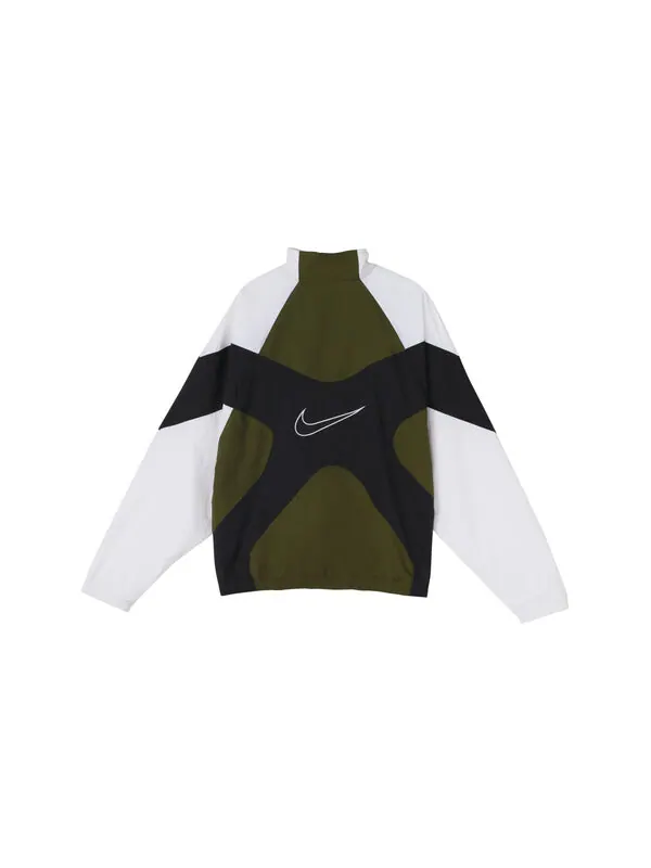 Куртка Nike Sportswear Woven Jacket Sports Athleisure Running Jogging Army green — изображение 2 из 4, зеленый