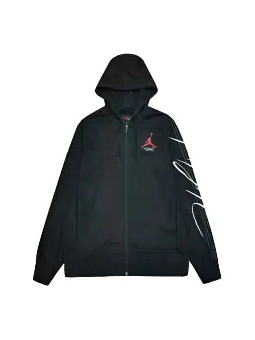 Толстовка Men's Air Jordan Zipper Black — изображение 1 из 4, черный
