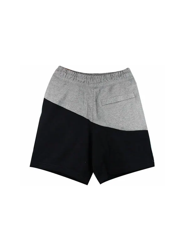 Шорты sportswear swoosh small colorblock sports shorts black gray blackgray Nike — изображение 2 из 4, серый