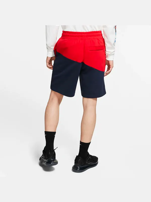 Шорты sportswear swoosh small sports shorts blue red Nike — изображение 4 из 4, красный/синий