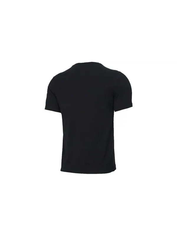 Футболка men's photo printing short sleeve black t-shirt Air Jordan — изображение 2 из 2, черный