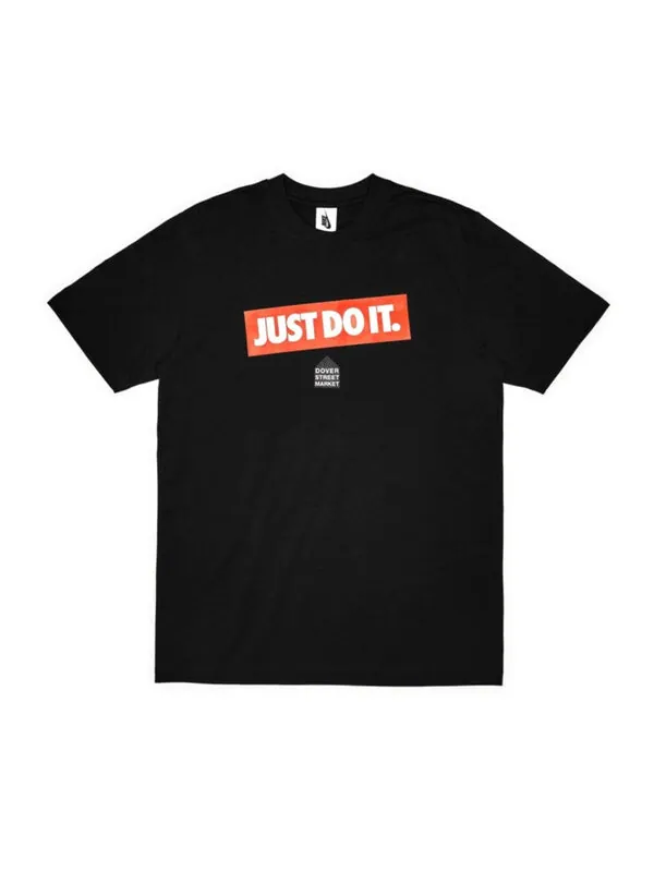 Футболка просто делают это. x футболка dover street market Nike — изображение 1 из 2, черный/красный
