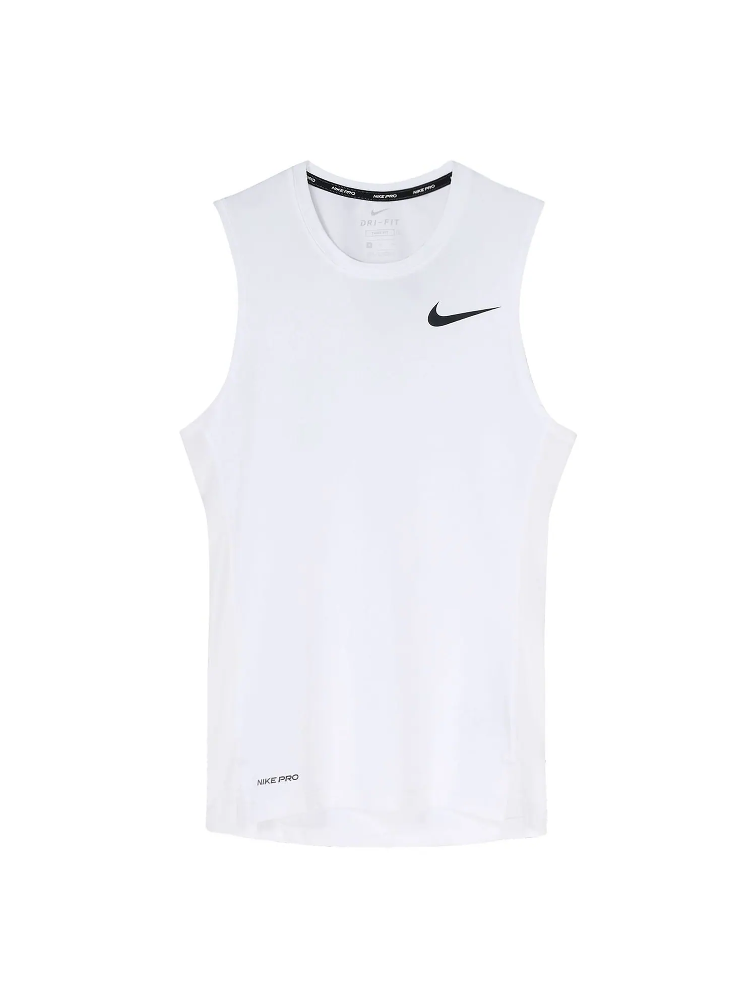 Жилет Men's Nike Pro Logo Training Tight White Vest — изображение 1 из 5, белый