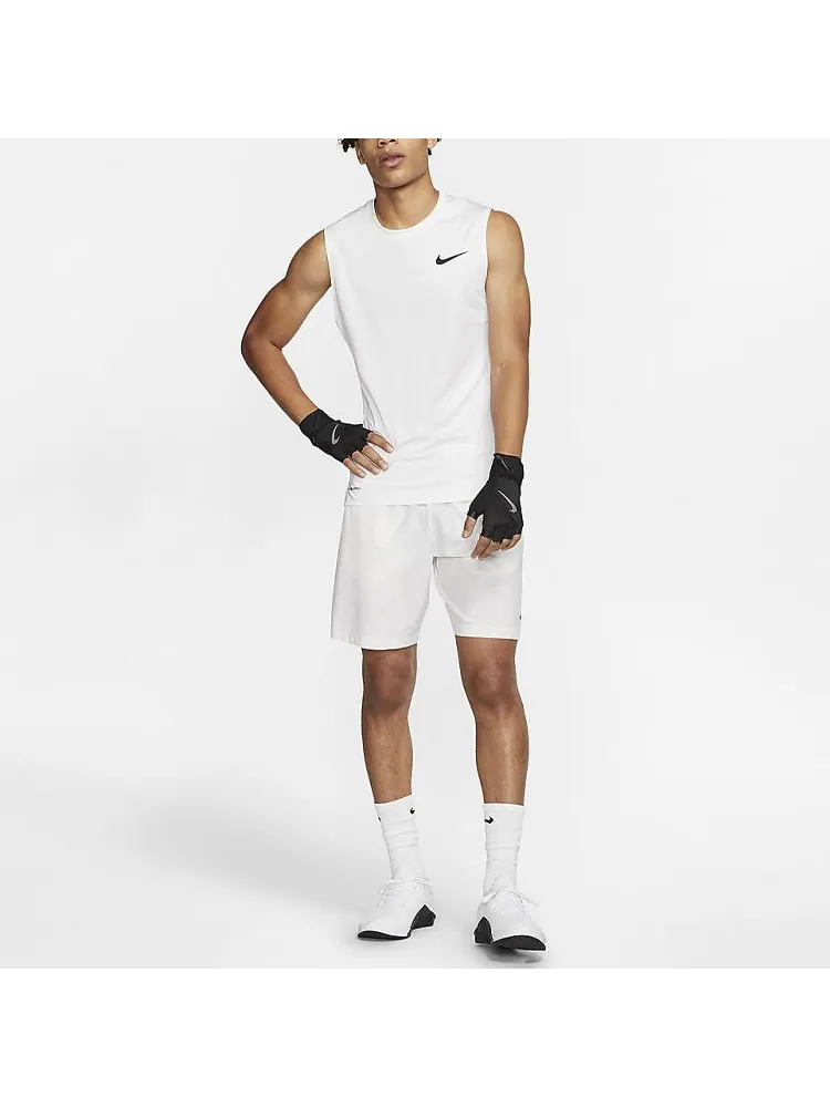 Жилет Men's Nike Pro Logo Training Tight White Vest — изображение 3 из 5, белый