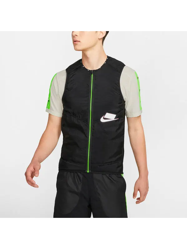 Жилет aerolayer wild run running vest black Nike — изображение 3 из 4, черный