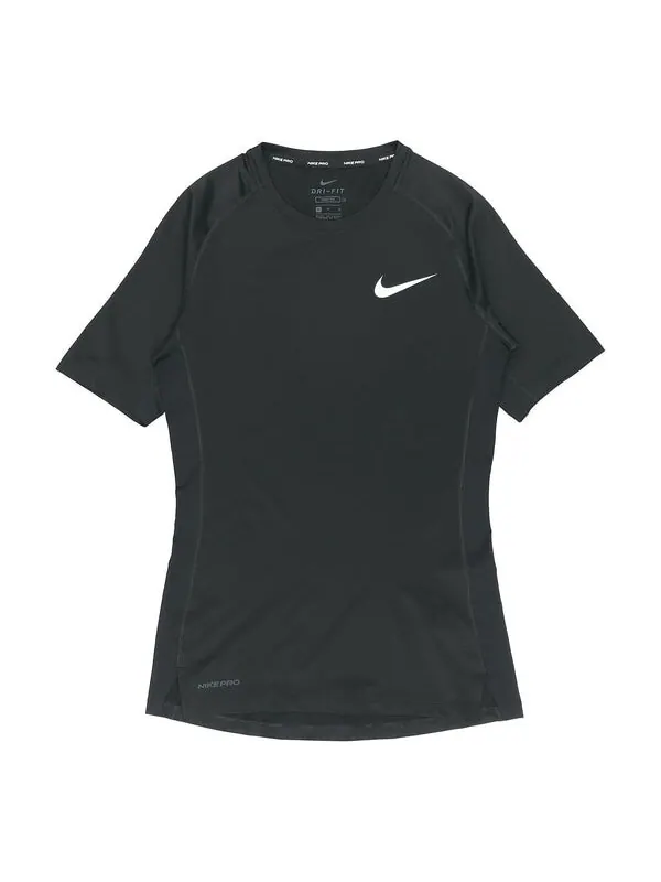 Футболка профессиональные тренировочные обтягивающие с коротким рукавом Nike — изображение 1 из 4, черный