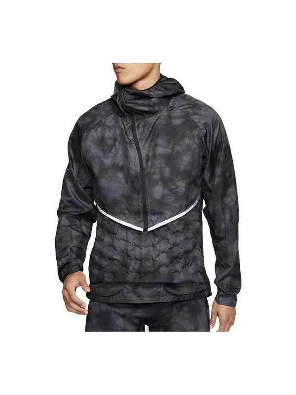 Куртка Nike Aeroloft Tech Pack Repel 2in1 Running Jacket 'Black Grey' — изображение 1 из 4, черный/серый