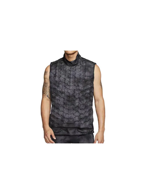 Куртка Nike Aeroloft Tech Pack Repel 2in1 Running Jacket 'Black Grey' — изображение 2 из 4, черный/серый