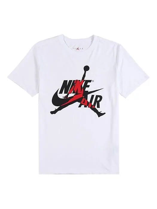 Футболка jumpman logo спортивные с коротким рукавом мужские Air Jordan — изображение 1 из 4, белый