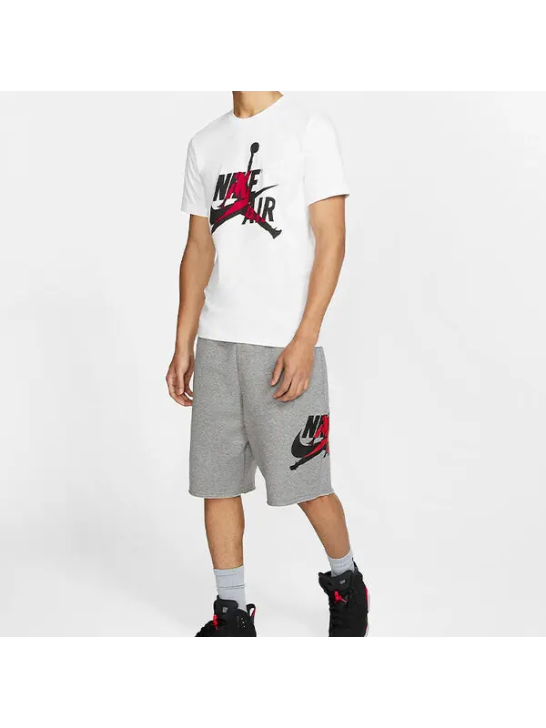 Футболка jumpman logo спортивные с коротким рукавом мужские Air Jordan — изображение 3 из 4, белый