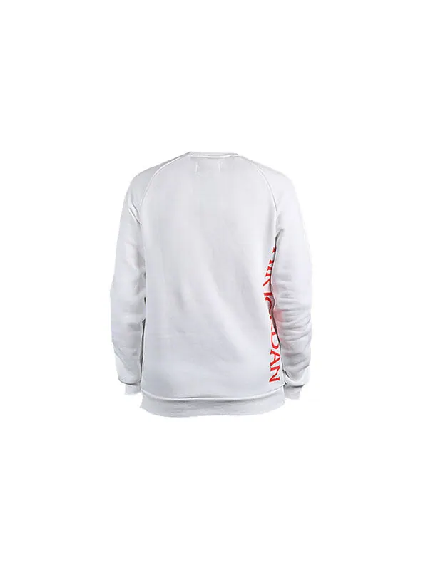 Толстовка men's jordan large logo printing white Nike — изображение 2 из 4, белый